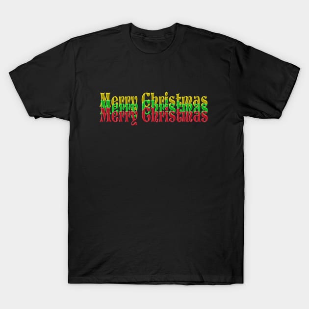 THREE Christmas T-Shirt by SartorisArt1